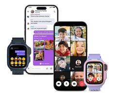 Användare av smartklockan myFirst Fone S4 kan delta i gruppvideosamtal.
