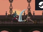 Blasphemous är ett Soulslike Metroidvania-spel som för närvarande säljs för ett rekordlågt pris på Steam. (Bildkälla: Steam)
