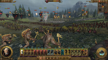 En bild som visar en armé i Total War: Warhammer.