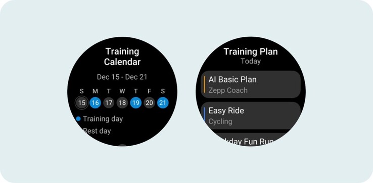 Zepp OS 6: Utbildningskalender