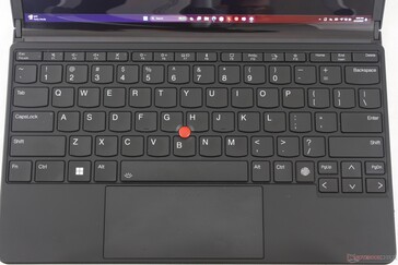 TrackPoint ingår vilket tidigare saknades på tangentbordet till ThinkPad X1 Fold 13