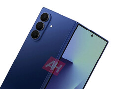Galaxy Z Fold7 i en av de många ryktade lanseringsfärgerna. (Bildkälla: Android Headlines)