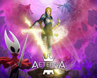 Aeterna Lucis-bannern med Hornet från Silksong (Bildkälla: Sony PlayStation, Team Cherry med ändringar)