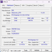 CPU-Z moderkort