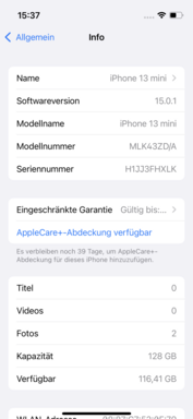 Programvara - Apple iPhone 13 mini