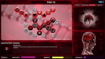 Bild: En skärmdump från spelet Plague Inc: Evolved.