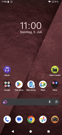 Recension av Sony Xperia 1 VIII: Android-användargränssnittet