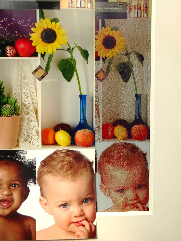 E Bläckpanel vid fotoutskrift.