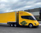 Tesla Semi testad hos DHL. (Bildkälla: DHL)