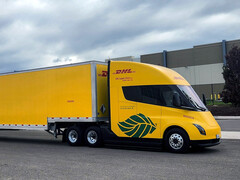Tesla Semi testad hos DHL. (Bildkälla: DHL)