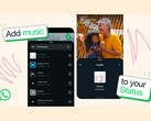 WhatsApp-användare kommer att kunna lägga till låtar i sina statusuppdateringar. (Bildkälla: WhatsApp)