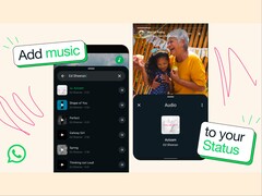 WhatsApp-användare kommer att kunna lägga till låtar i sina statusuppdateringar. (Bildkälla: WhatsApp)