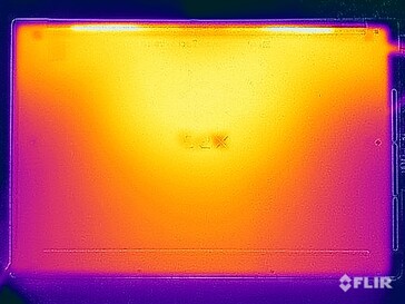 Spänningsprovning av yttemperaturer (botten)