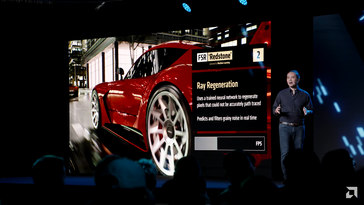 AMD FSR Redstone Ray Regeneration förbättrar strålspårning. (Bildkälla: AMD)
