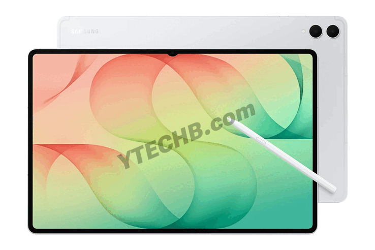 Läckt bild på Galaxy Tab S12 Ultra i silver