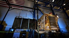 Lunar Trailblazer sitter i ett rum på Lockheed Martin Space i Colorado under testning (Bildkälla: Lockheed Martin Space)