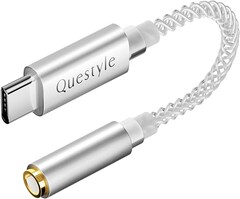 Questyle Qlink-C är en USB-C DAC i nybörjarsegmentet som endast väger 5 gram (0,17 oz.). (Bildkälla: Questyle)