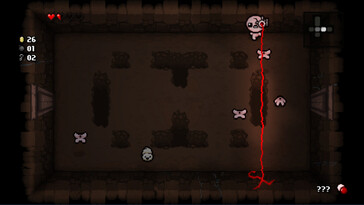 Bild: En skärmdump från spelet The Binding of Isaac: Rebirth.