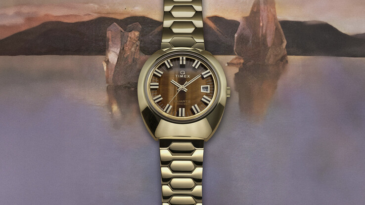 ...och med en brun urtavla. (Bildkälla: Timex)