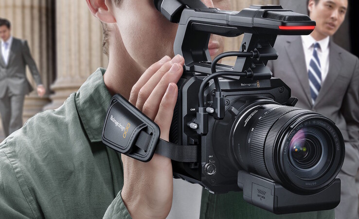 Digitalkameran PYXIS 12K kan riggas som en videokamera med 5G-livestreaming till Facebook, X och YouTube. (Bildkälla: Blackmagic)