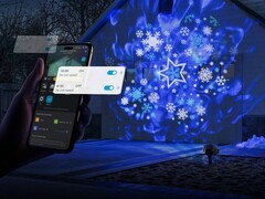 Govee's Outdoor Decoration Projector Light (bilden) har släppts globalt. (Bildkälla: Govee)