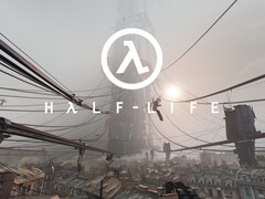 En banner för Half-Life-serien visas