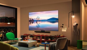 TV:n LG OLED evo C5-serien...