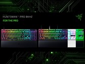Razer Huntsman V3 Pro 8KHz gaming keyboard formfaktorer och färgställningar (Bildkälla: Razer PR med ändringar)