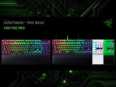 Razer Huntsman V3 Pro 8KHz gaming keyboard formfaktorer och färgställningar (Bildkälla: Razer PR med ändringar)