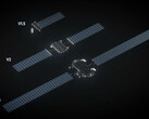 En illustration av Starlink V3-hårdvaran.