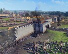 En bild som visar en belägring i Total War: Three Kingdoms, just nu med 70 % rabatt.
