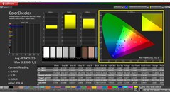 CalMAN ColorChecker kalibrerad