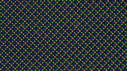 Sub-pixel matris