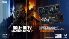 ASUS TUF Gaming presenterar Call of Duty Black Ops 7 Edition AMD Radeon RX 9070 XT (Bildkälla: Asus Pressroom)