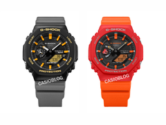 Från vänster till höger, Casio G-Shock GA-B2100DF-1A och GA-B2100DF-4A. (Bildkälla: Casioblog)