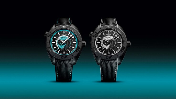 Omega Seamaster Planet Ocean Worldtimer-klockan finns i grått och turkosa accenter (Bildkälla: Omega)