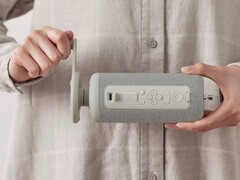 Crankspeaker all-in-one från Rhythm kräver ingen extern ström för att driva sin powerbank, radio, lampor och trådlösa högtalare. (Bildkälla: Rhythm)