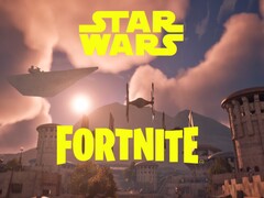 Banner för Star Wars och Fortnite visas