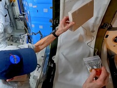 Den vetenskapliga YouTubern Steve Mould har återbesökt den kedjefontäneffekt han upptäckte - den här gången ombord på ISS, med hjälp av astronauten Don Pettit. (Bildkälla: Steven Mould)
