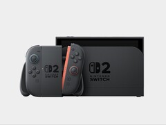 Nintendo Switch 2 dockad med Joy-Con 2-kontrolltillbehöret. (Bildkälla: Nintendo)