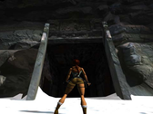 En skärmdump av Tomb Raider 1 som körs på PC
