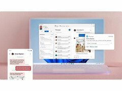 En skärmdump som visar funktionen Windows 11 Phone Link. (Bildkälla: Microsoft)