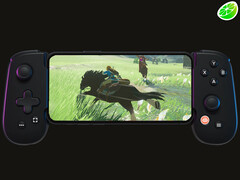 Utvecklaren rekommenderar att du byter till en annan Nintendo Switch-emulator som heter Eden. På bilden: en telefon som emulerar ett Switch-spel (Bildkälla: Backbone, Nintendo och Sudachi - redigerad) 