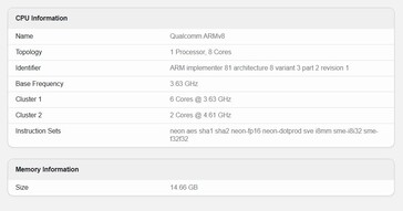 POCO F8 Ultra på Geekbench
