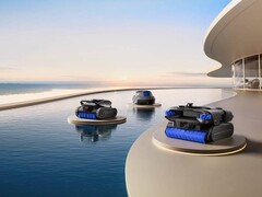 Mova visar upp tre nya poolrobotar. (Bildkälla: Mova)