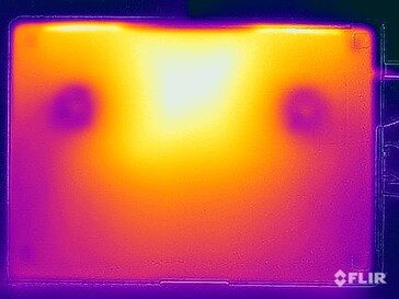 Yttemperaturer för stresstest (botten)