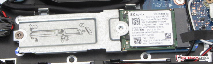 En SSD fungerar som systemenhet.