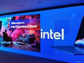 En stor LED-vägg i Intel Experience Store i München (Bildkälla: Benjamin Herzig)