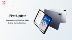 Pad 3 får redan en mjukvaruuppgradering. (Bildkälla: OnePlus)