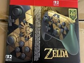 Switch 2 Pro-kontroll med Zelda-tema. 